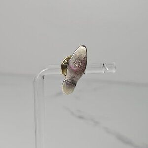 Vintage Lapel Pin/Tie Tack Shoe Marked Ballou Reg'd 3.2 grams